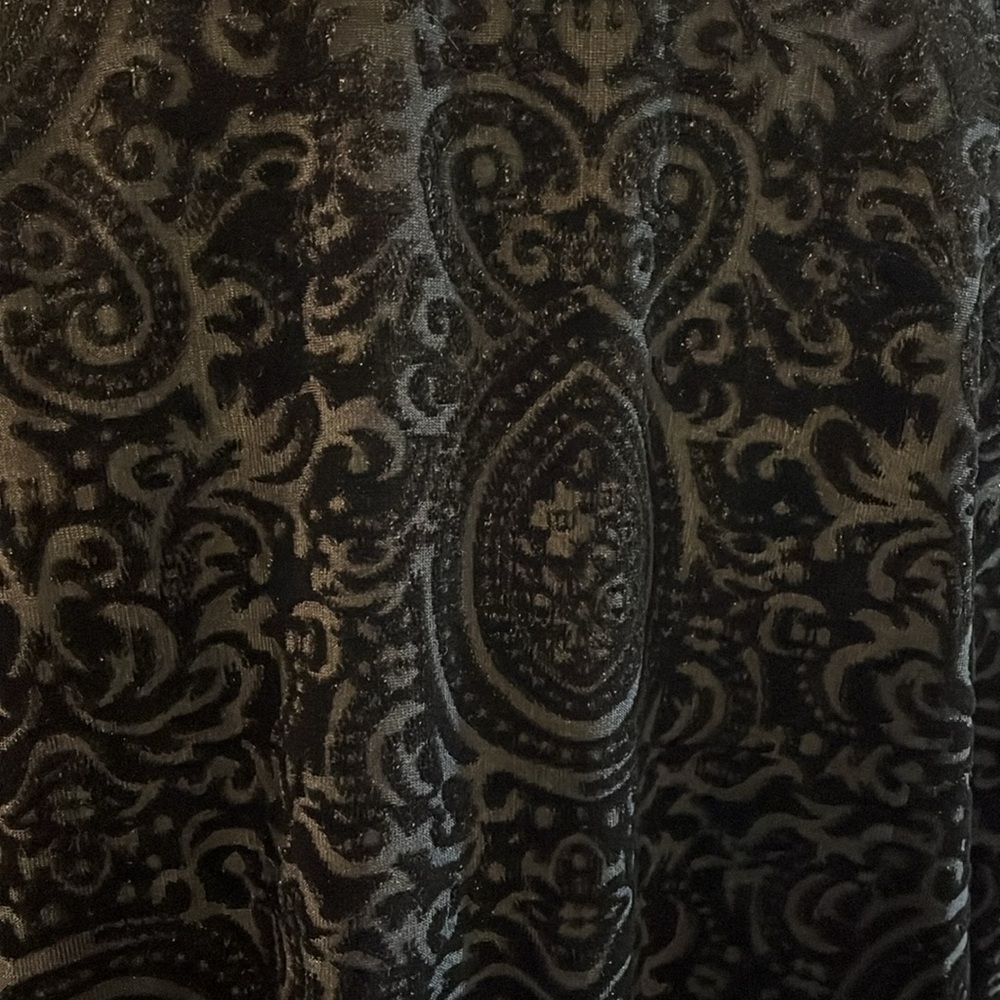 WHITE STAG VELVET LONG SLEEVE BUTTON DOWN SHIRT SOOT BLACK SIZE M NEW WITH TAGS - Picture 7 of 13